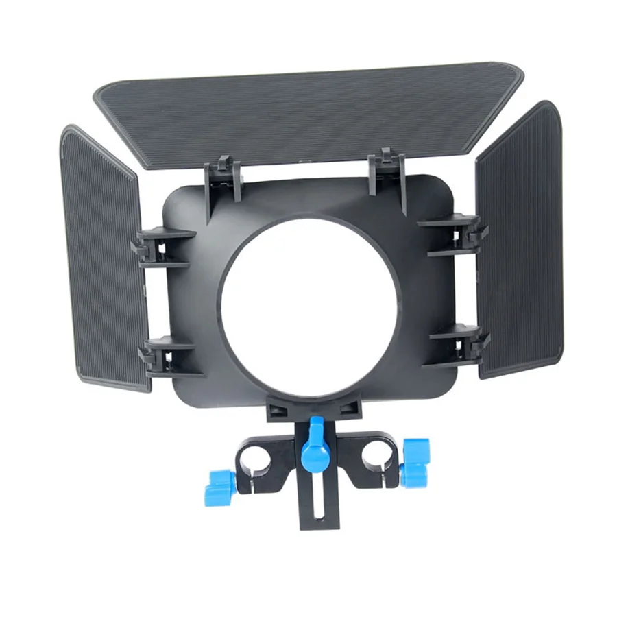 

85mm Professional Matte Box Lens Hood Universal three-blade Camera lens Hoods for DLSR cameras guide rails Nikon Canon