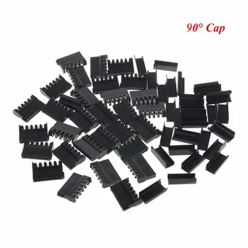 

BGEKTOTH 30 Pcs 90/180 Degrees Cap Sata Power Pierce Type Female Connector For PC Computer ATX