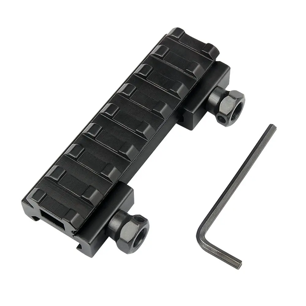 UniqueFire Riser Rail Mount-ласточкин хвост до 20 мм Weaver Picatinny Extension Adapter Base Flat Top Mount | Лампы и