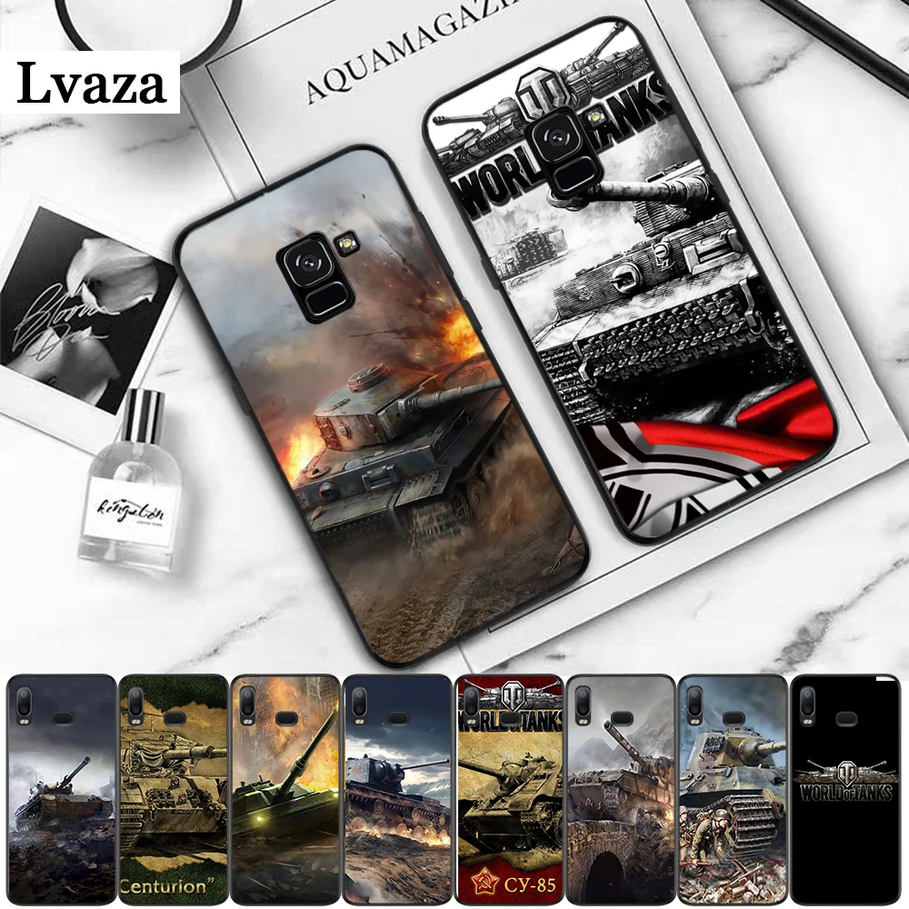 

Lavaza World of Tanks Silicone Case for Samsung A3 A5 2016 2017 A6 Plus A7 A8 A9 A10 A30 A40 A50 A70 J6 2018