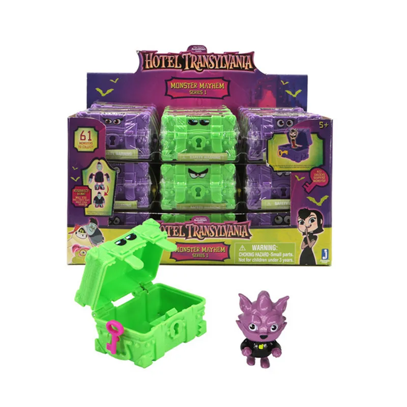 Random 1 Piece Send Hotel Transylvania 3 Lucky Box Action Figure Set Model Toy Brinquedos Figurals Figure Toys 2019 mavis dolls