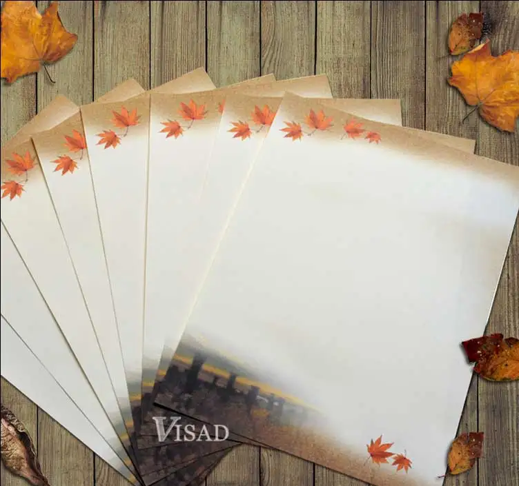 8 pcs 중국어 편지지 편지 papercardboard 시트 편지 쓰기 용지