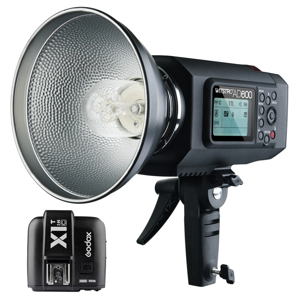 Godox AD600 TTL HSS Outdoor Flash with 2.4G X System + X1T TTL Wireless Remote Flash Trigger for Canon Nikon Sony Fuji Olympus Godox AD600 TTL HSS Outdoor Flash with 2.4G X System + X1T TTL Wireless Remote Flash Trigger for Canon Nikon Sony Fuji Olympus