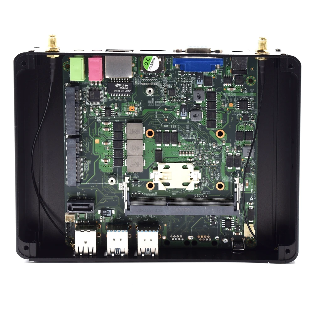 HYSTOU Core i5 7200U i7 5550U HYSTOU Мини ПК Windows 10 HDMI VGA двойной дисплей порт мини HTPC мини компьютер Linux i3 7100U 4K tv