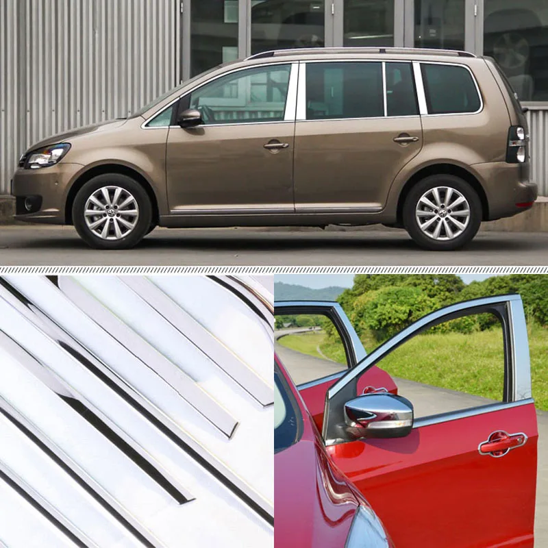 Набор для отделки подоконника автомобиля VW Touran 2008 2015|Хромирование| |