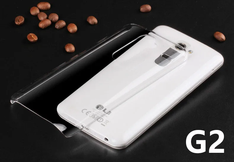 G2 Transparent hard Для LG G4 чехол для LG G3 Прозрачный чехол для телефона LGG4 Crystal Clear красота Hard Shell G2 - Цвет: G2 Transparent hard
