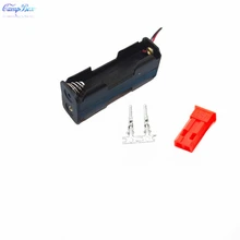 50Pcs 2xAA Back-Back Battery Case Holder Socket Junction Boxes With 15cm Wires, JST 2.54 Male Header and Crimps
