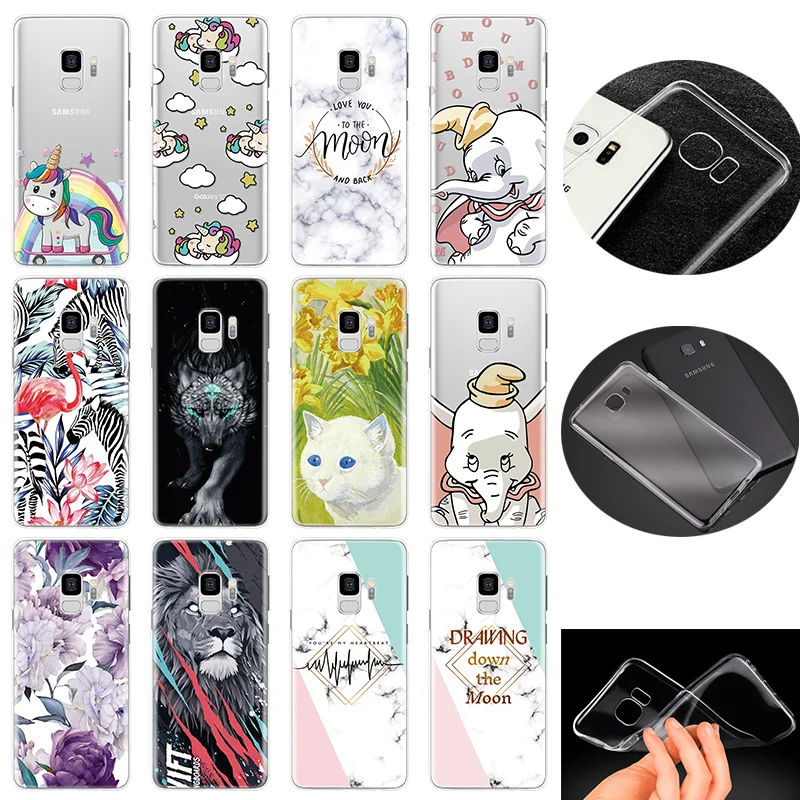 

Cute Unicorn Case For Samsung Galaxy A60 A70 A50 A40 A30 A20e A10 A6s A8s A3 A5 A7 A9 A6 A8 Plus 2018 2017 Marble Geometric Capa