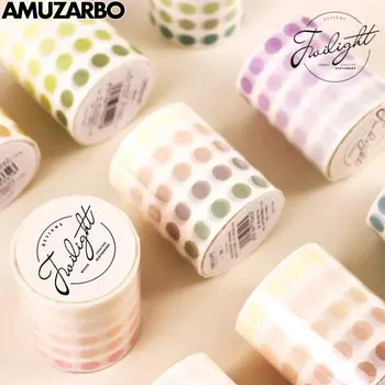 

52mm*5m 8 styles of Round label series masking washi tape album account diary decoration sticker Office stationery Supplies