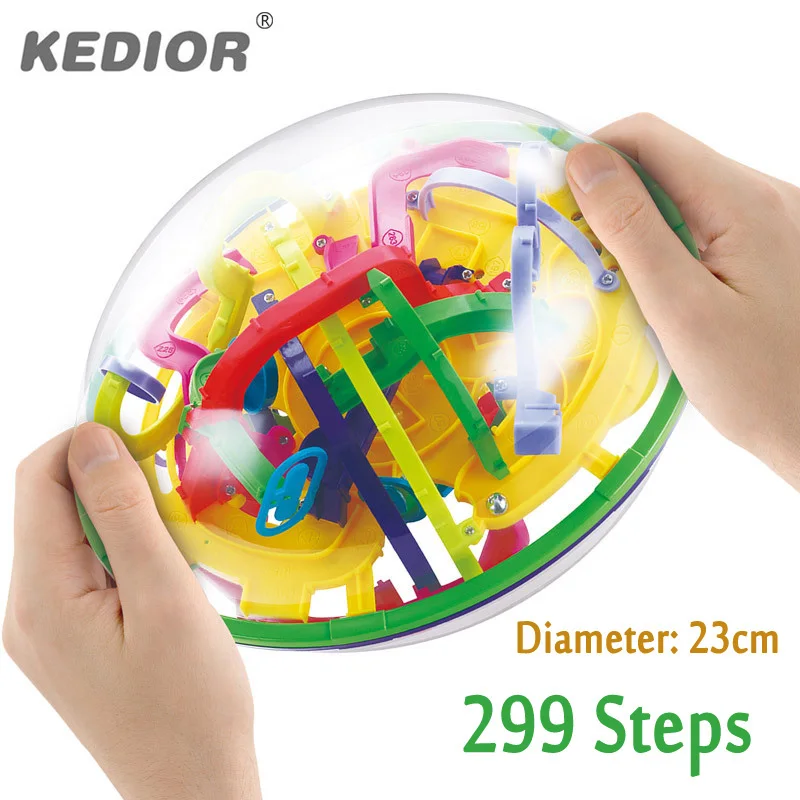 3D Magic Maze Ball perplexus magical intellect ball educational toys Marble Puzzle Game IQ Balance toy