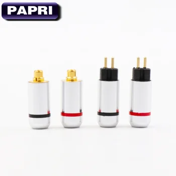 

PAPRI HiFi 0.78mm/MMCX Earphone Plug Mono Connector DIY Upgrade Headphone Jack Support SE535 SE846 UE900 1PCS