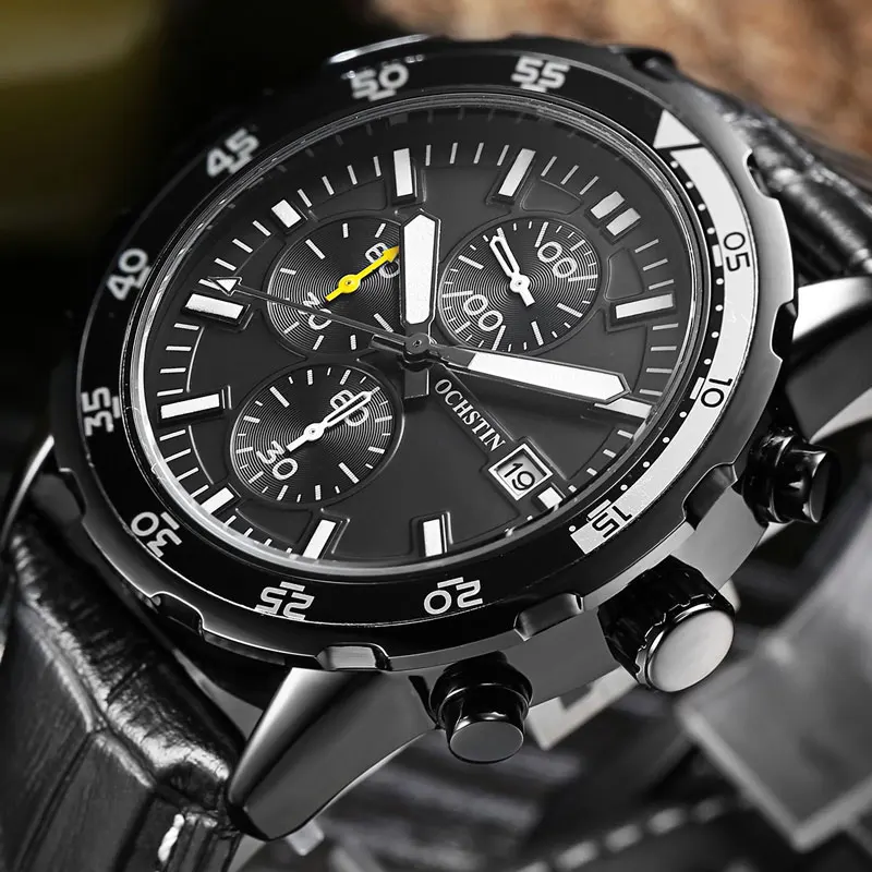 Часы хронограф мужские кварцевые в стиле милитари 044|clock brand|clocks maleclock men military |