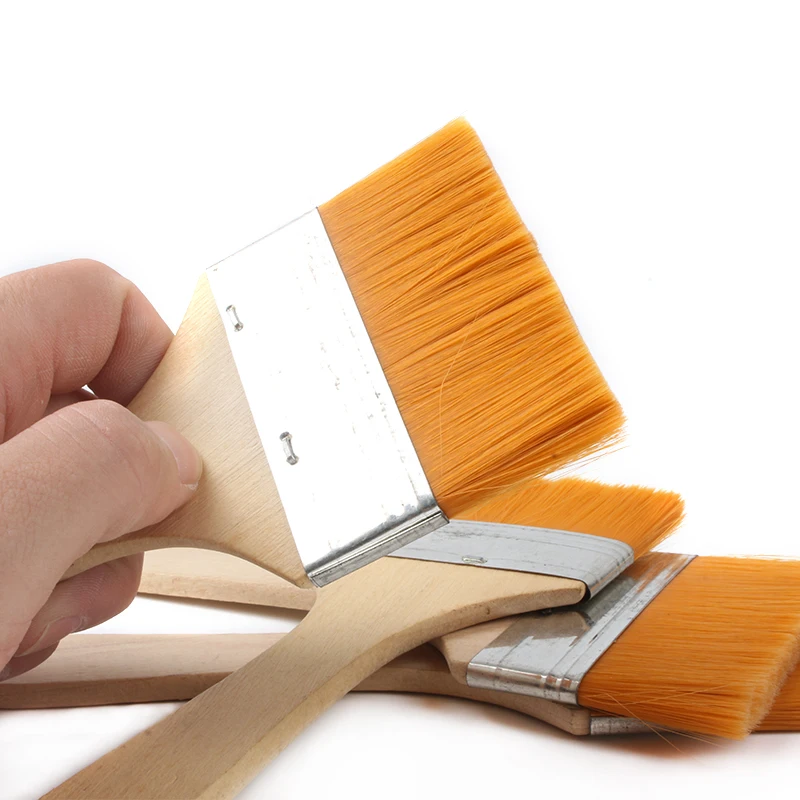 5pcs No.11 Oil Painting Brushes set Soft Synthetic Wooden Nylon Hair