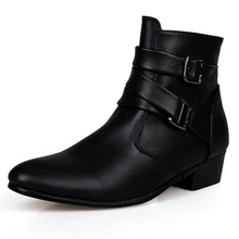 2016 mode Männer Schuhe Aus Weichem Leder Herbst Stiefel Männer Wasserdichte Warme Schuhe Männer Bequeme Stiefeletten Mann