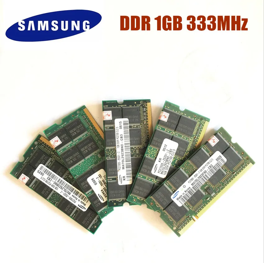 Для SAMSUNG SEC DDR DDR1 1 Гб 2 Гб 333 МГц PC-2700S 1 г ноутбук оперативная память SODIMM 333 подходит для Intel, подходит для AMD PC2700S