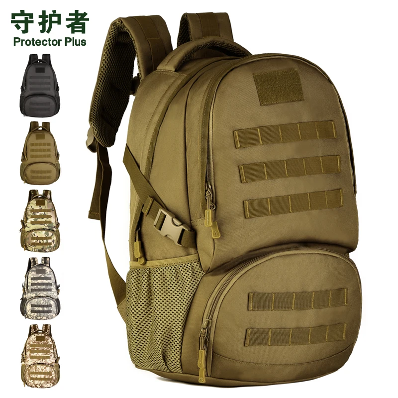 

Protector Plus S432 Outdoor Sports Bag 35L Camouflage Nylon Tactical Military Trekking Pack Hiking Cycling Backpack Shcoolbag