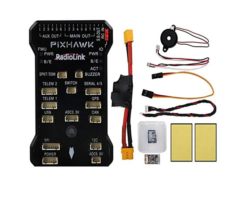 

Radiolink PIXHAWK Flight Controller FPV RC Drone FC 32 Bit with Power Module for Racing Drone/Multirotor/Quadcopter