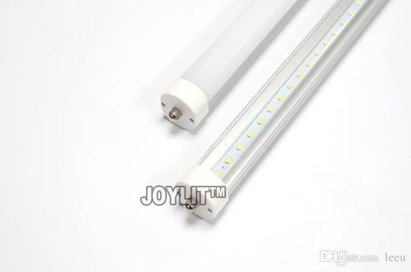 50-unit-Free-ship-FA8-single-pin-LED-tube-light-lamp-bulbs-SMD2835-fluorescent-T8-2400mm