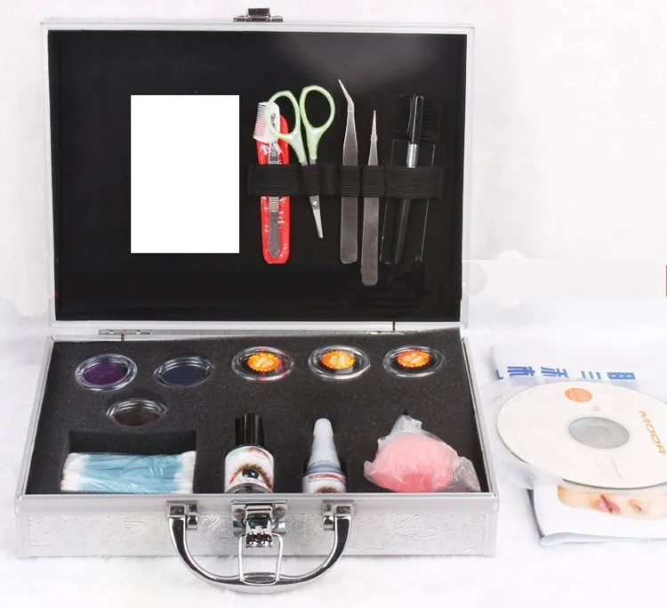 

Special Kind Of Nail Products Eyelash Makeup Set / Grafting Eyelash Kit With Teaching CD-ROM Free Shipping