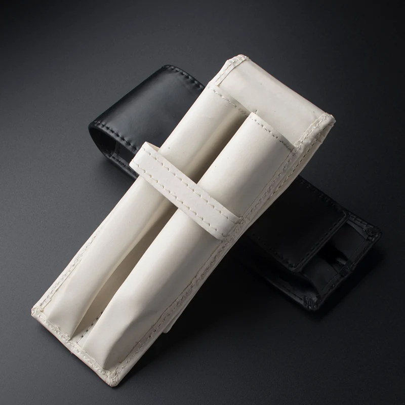 

NEW DISIGN white PU LEATHER GIFT PEN CASE ACCOMMODATES TWO PENS