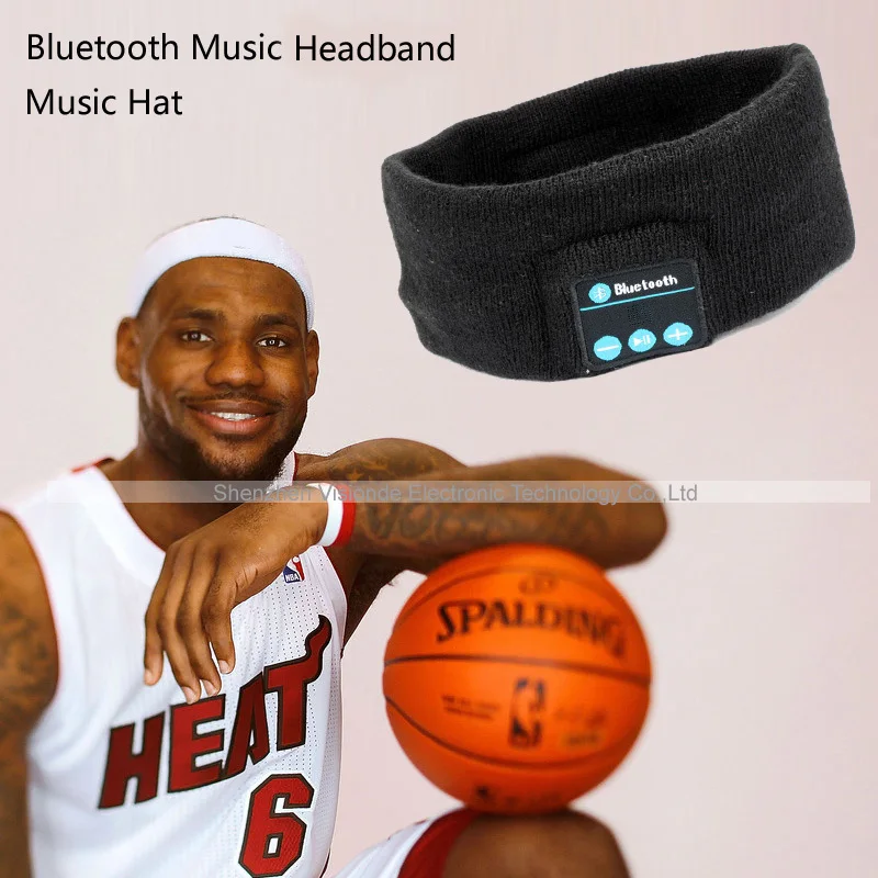 Ubit Smart Wearable Headphone Stereo Magic Music Headband Sports Bluetooth Wireless Headset With mic Answer Call for SmartPhone
