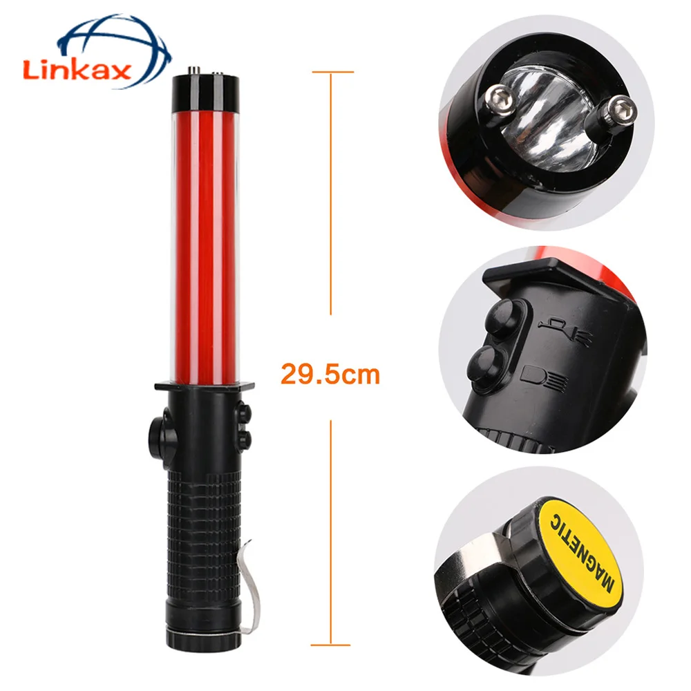 Регулируемая лампа безопасности дорожного движения 3 режима 10 светодиодов|flashlight