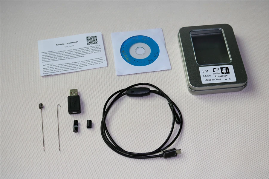 

Wired Mini Android PC Endoscope Monitoring Camera LED Light Support OTG Waterproof IP66 for Android Phone orPC