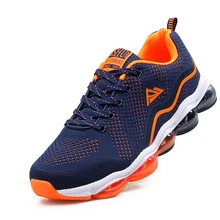 Новое поступление; популярные Стильные беговые кроссовки для мужчин; мужские кроссовки со шнуровкой; дышащие удобные кроссовки для прогулок; спортивная обувь для мужчин