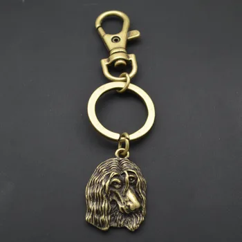 

Wholesale Vintage Afghan Hound key Chain,Key Ring ,Key Charm--12Pcs/lot