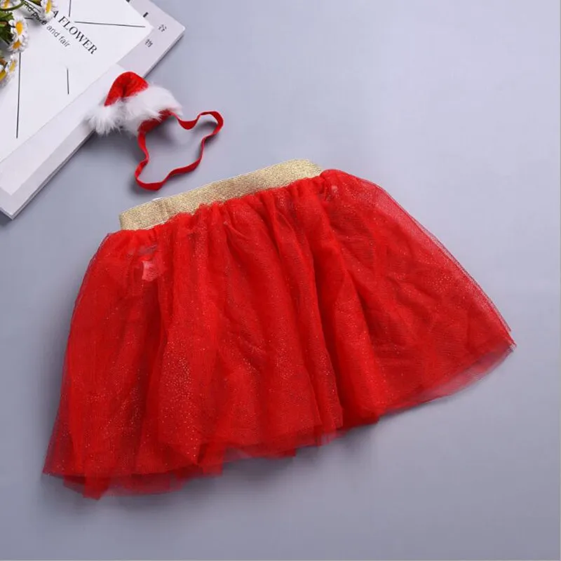 От 0 до 2 лет юбка-пачка для дня рождения принцессы на Рождество красная пачка с подходящая шляпа оголовье принцесса Единорог юбка-пачка