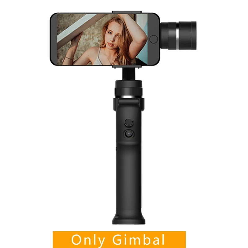 Захват funsnap 3 оси Gimbal Handhled стабилизатор для смартфонов iPhone samsung S8 Gopro Hero 6 5 Xiaoyi 4k pk DJI OSMO 2 Zhiyun - Цвет: Only Gimbal