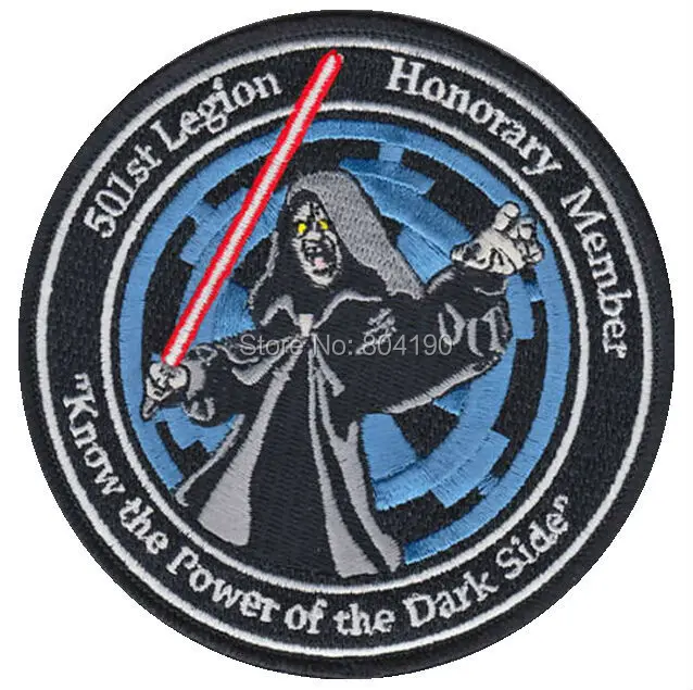 

4" Star Wars 501st Legion Honorary Member Animated Cartoon Movie TV Series Embroidered Emblem applique iron on patch