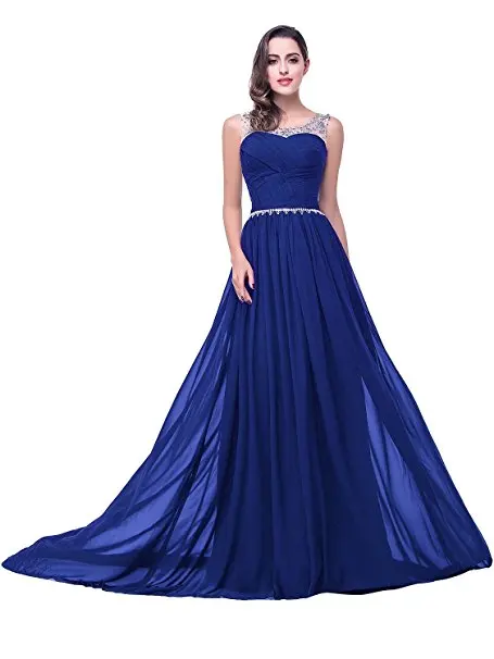Elegant-A-line-Beaded-Pleat-Chiffon-Royal-Blue-Formal-Evening-Dress-2017-Sexy-Backless-Evening-Gown