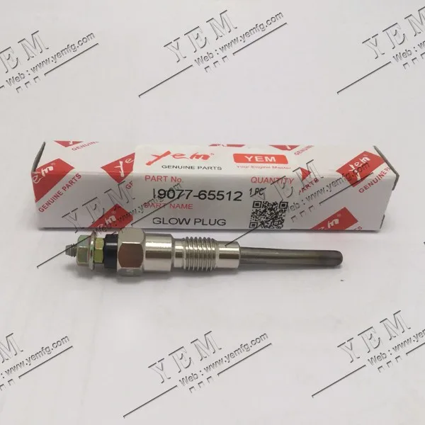 Для деталей двигателя Kubota V2203 светящаяся вилка 19077 65512 4 шт|parts for kubota|kubota engine v2203plug