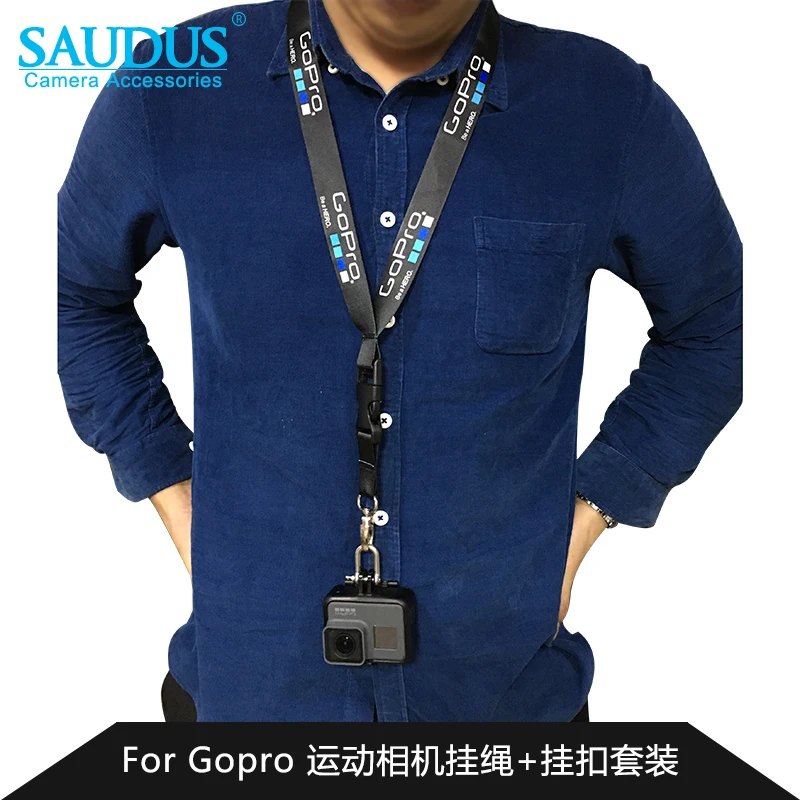 GoPro Средства ухода за кожей шеи ремешок для Hero 2 3 + 4 сеанса SJCAM SJ4000 sj5000 sj7000 Xiaomi Yi