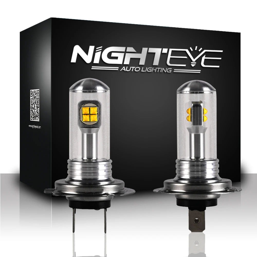 NIGHTEYE H7 светодиодный фар автомобильные лампы 1500LM 160W H4 светодиодный H11 H1 H3 9005 9006 H16 лампы авто светодиодный свет фар Противотуманные огни