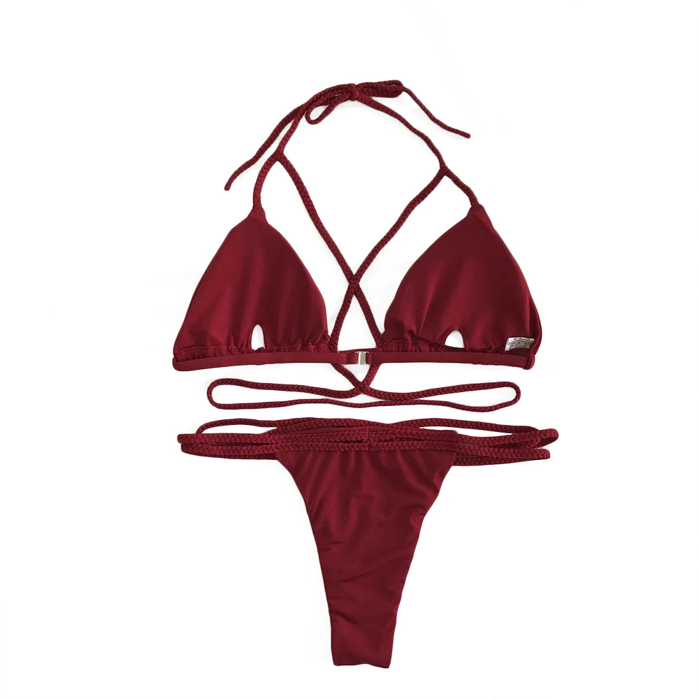 Melphieer бренд горячий дизайн купальники Для женщин бикини сексуальные стринги дно ванный комплект Push Up Бразильское бикини, монокини купальник