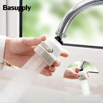 

Adjustable Bathroom Faucet Rotatable Water Saver Faucet Extender Children Hand Washing Fruit Vegetable Device Kitchen Accessory