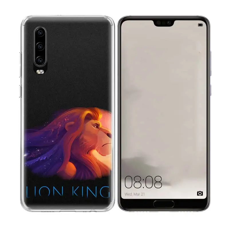 Simba Король Лев подарок мягкий чехол для телефона huawei P30 P20 mate 20 10 Pro P10 lite P Smart + Plus Z 2019