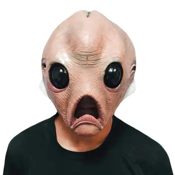 

Halloween Scary Mask Full Face Aliens Latex Mask Masquerade Festivals Costume Whole Person Props Horror Funny Halloween Mask