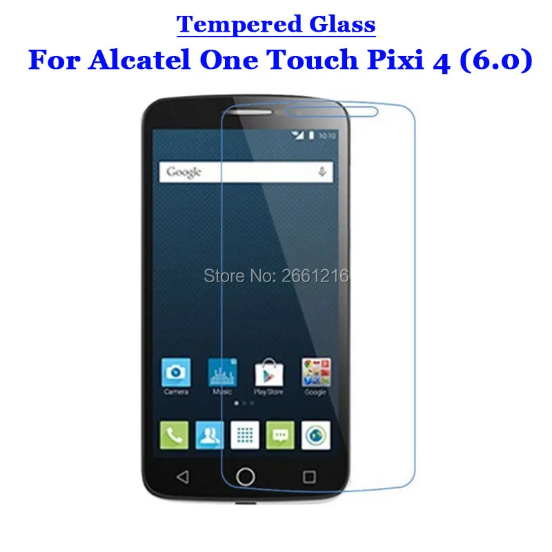 

For Alcatel Pixi4 6.0 Tempered Glass 9H 2.5D Premium Screen Protector Film For Alcatel One Touch Pixi 4 (6.0) 8050D 8050 6.0"