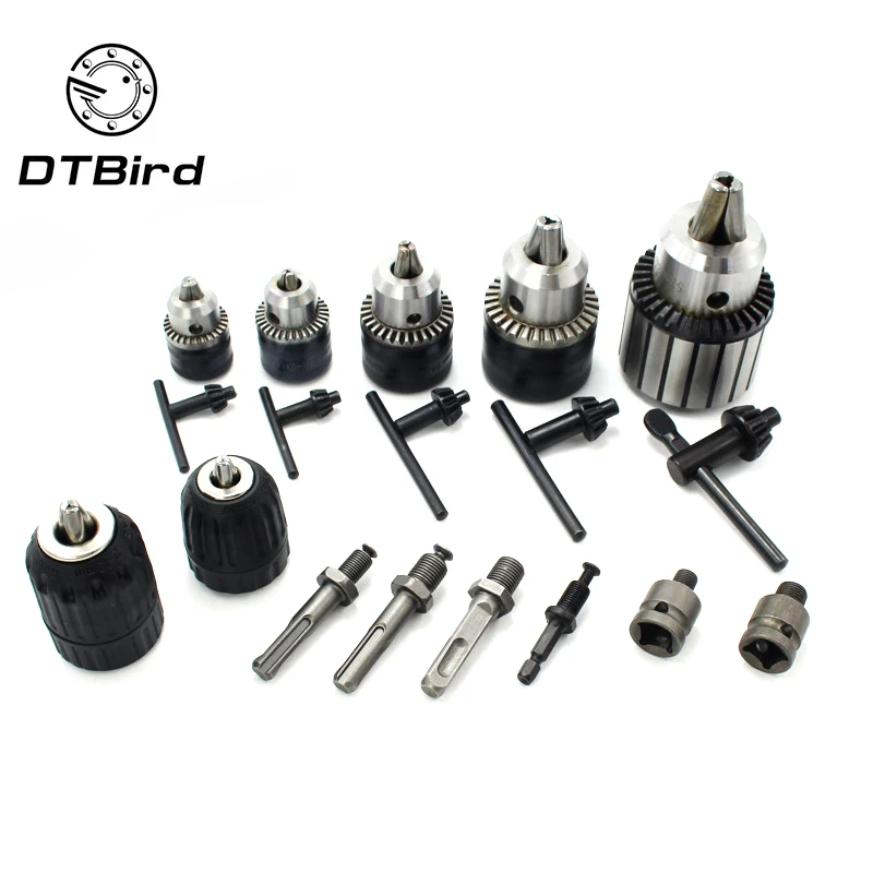 

Drill Chuck Electric Hammer Fittings Impact Drill Electric Wrench Conversion Hand Drills Chuck Square Round Shank Adapter Rod