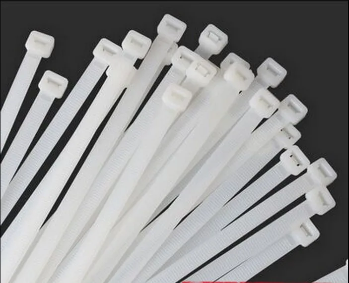 10*300 400 450 500 600MM White self locking Nylon Cable Ties / actual