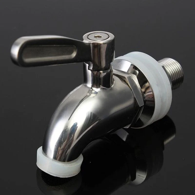 1.6cm 304 stainless steell Faucet Tap for Home Brew Barrel Beverage Wine Beer Kegs