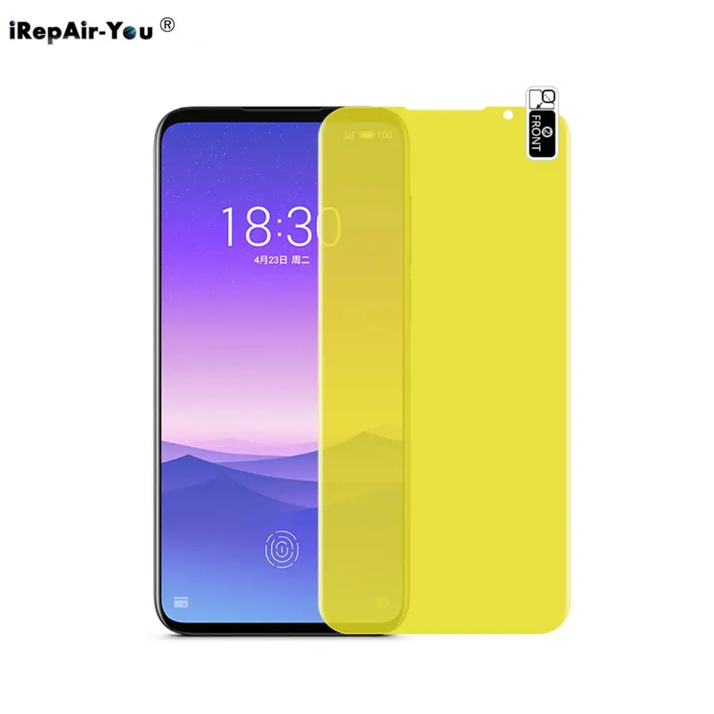 Гидрогелевая нано пленка 9D с полным покрытием для Meizu 16s 16X 16th 15 Lite Pro 7 Plus Note 9 8 V8 X8