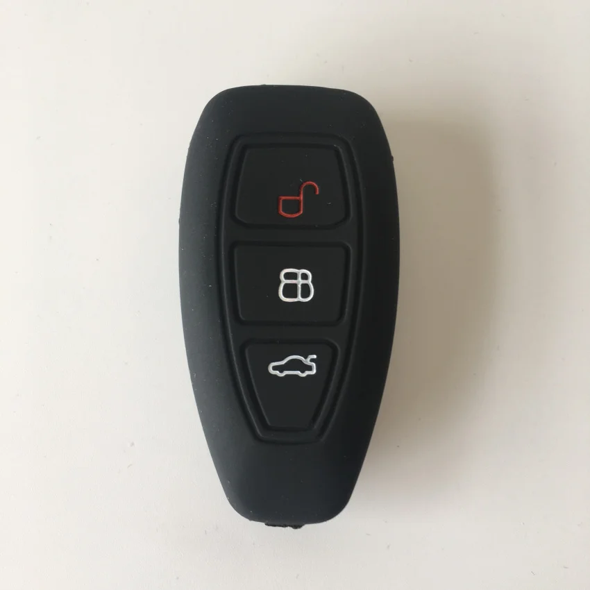 

Car Silicone Car Key Smart Remote Key Case Cover for Ford Fiesta Focus 3 4 MK3 MK4 Mondeo Ecosport Kuga Focus ST