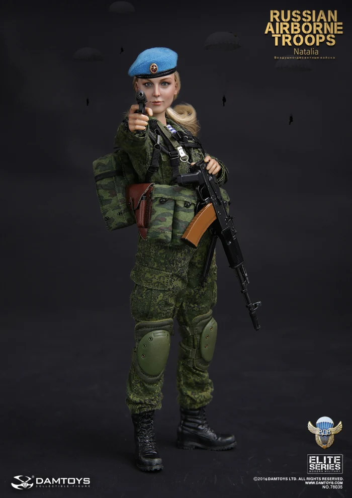 Russian Airborne VDV 1/6 Female Soldier Action Figure