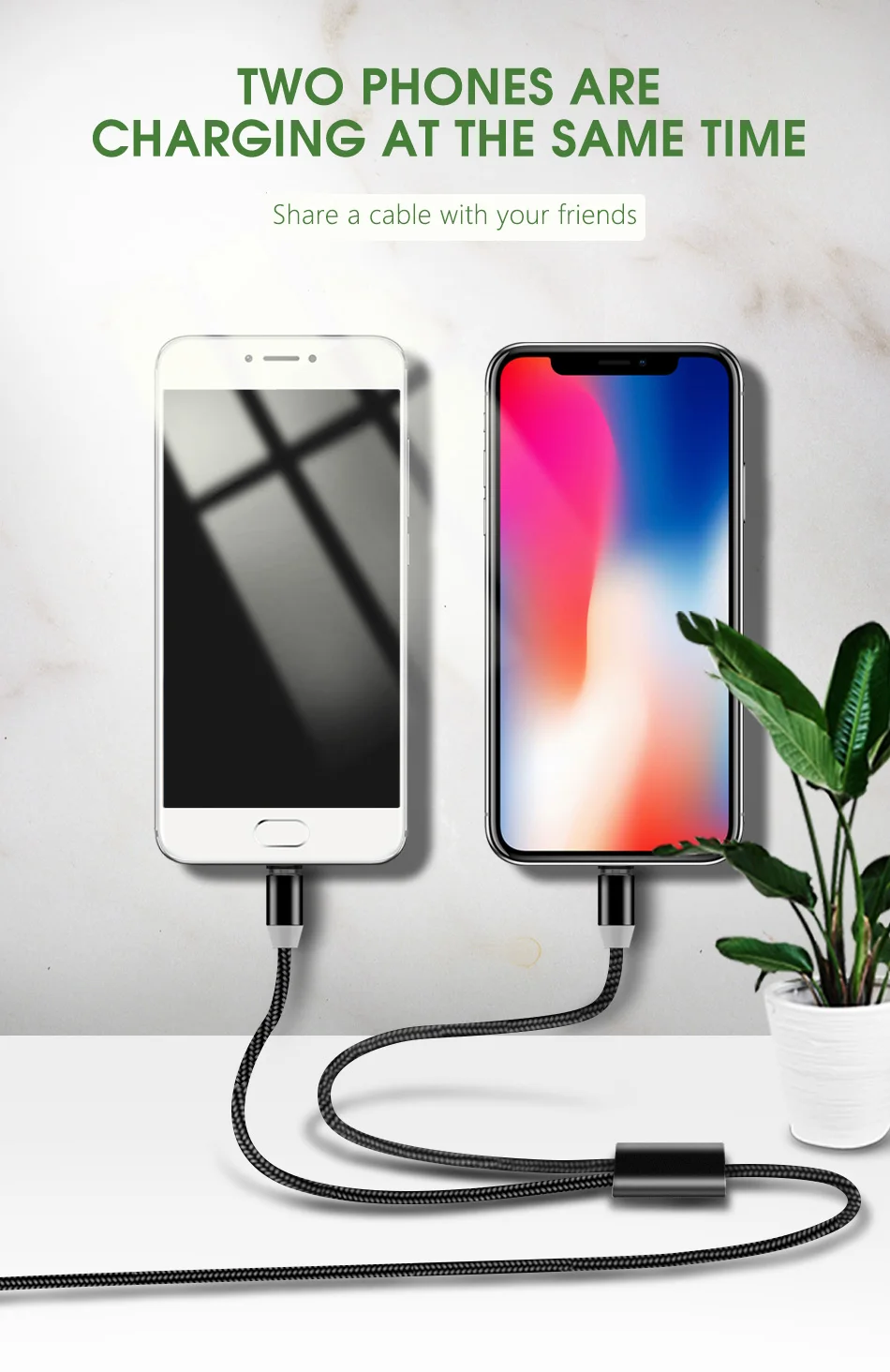 NOHON Magnetic Charging Cable 8 Pin For iPhone XS MAX XR X Samsung Xiaomi 8 9 Android Micro USB Type C Phone Charge Cables 1 (4)