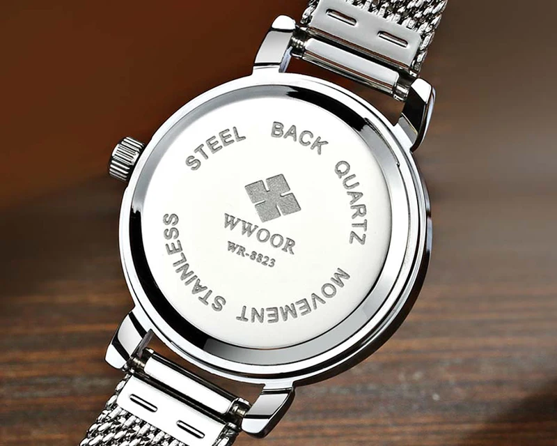 Gold Watch Women 2019 Top Luxury Brand WWOOR Stainless Steel Watches Women Fashion Bracelet Wristwatch Clock Reloj Mujer 2019 (14)