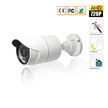 

CCTV MIni HD AHD Camera IR-Cut Night Vision AHD Camera Indoor / Outdoor Waterproof 720P 2000TVL 3.6mm lens Security Camera